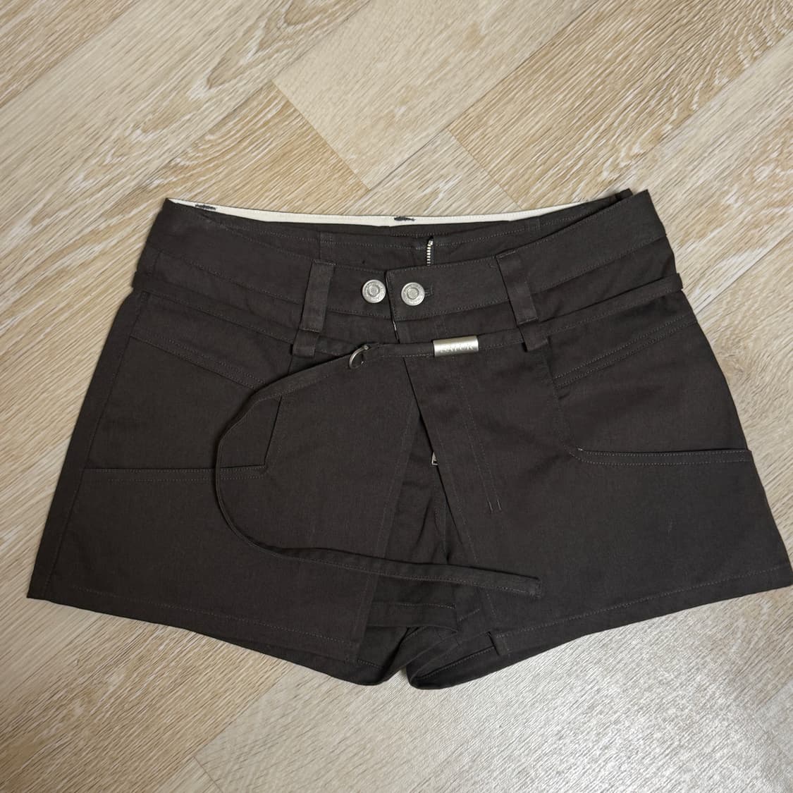 세터 우먼 피튼 코튼 스커트 팬츠 쉐도우 차콜 상품이미지3