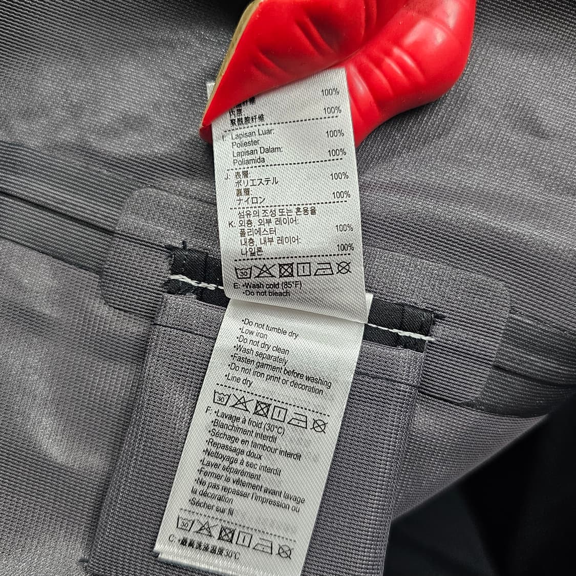 105 라코스테 남성 롱 후드 바람막이 자켓 코트  상품이미지9