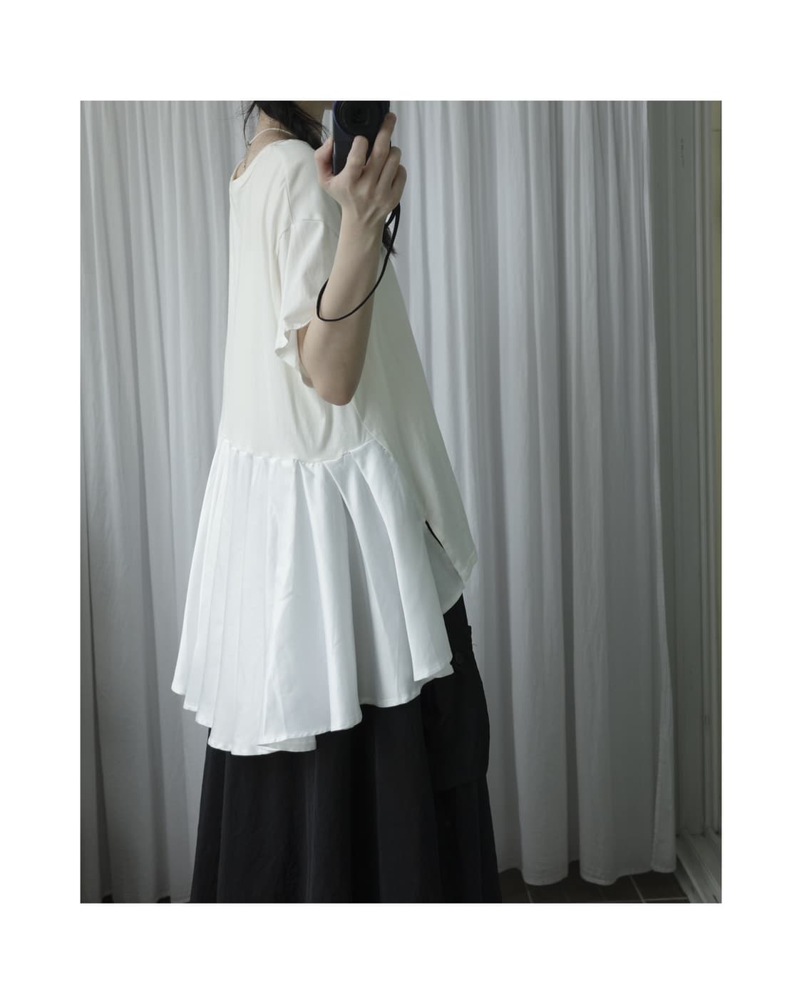 Lunacion pleats tee 상품이미지1