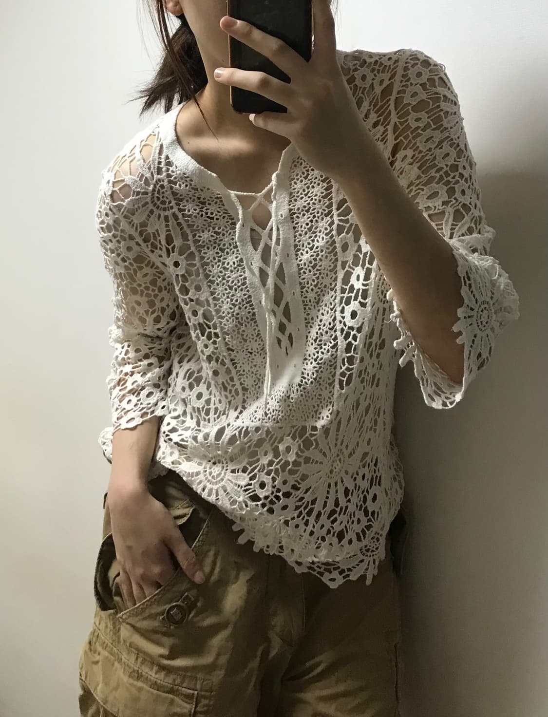Vintage 그물 티 상품이미지3