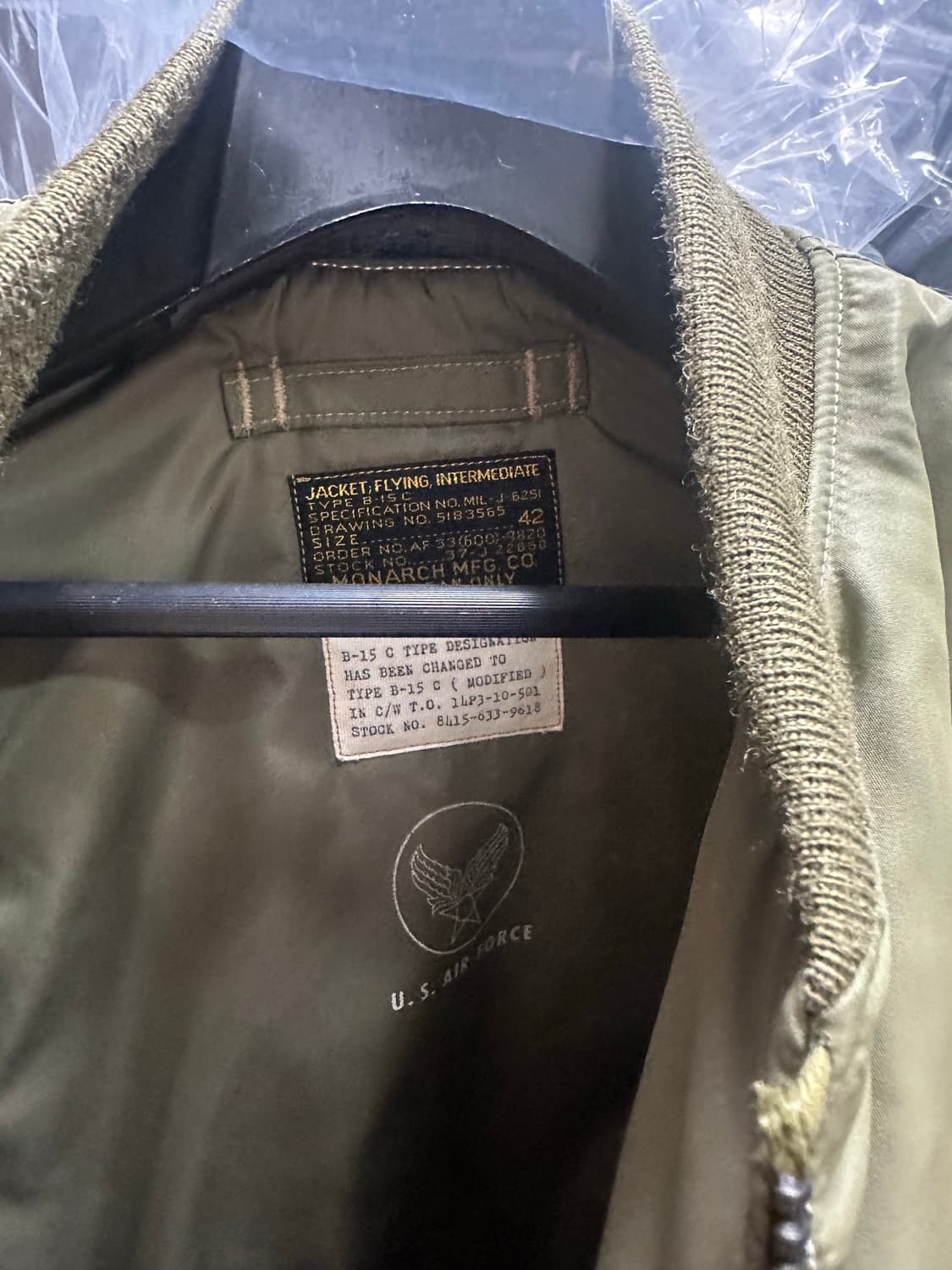 토이즈맥코이 B-15C ((MOD) XL 올리브 새상품 상품이미지2