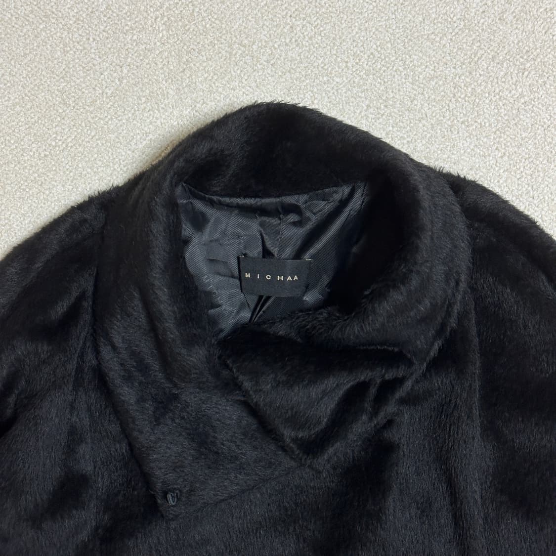 미샤 라마 하프 퍼 코트 상품이미지5