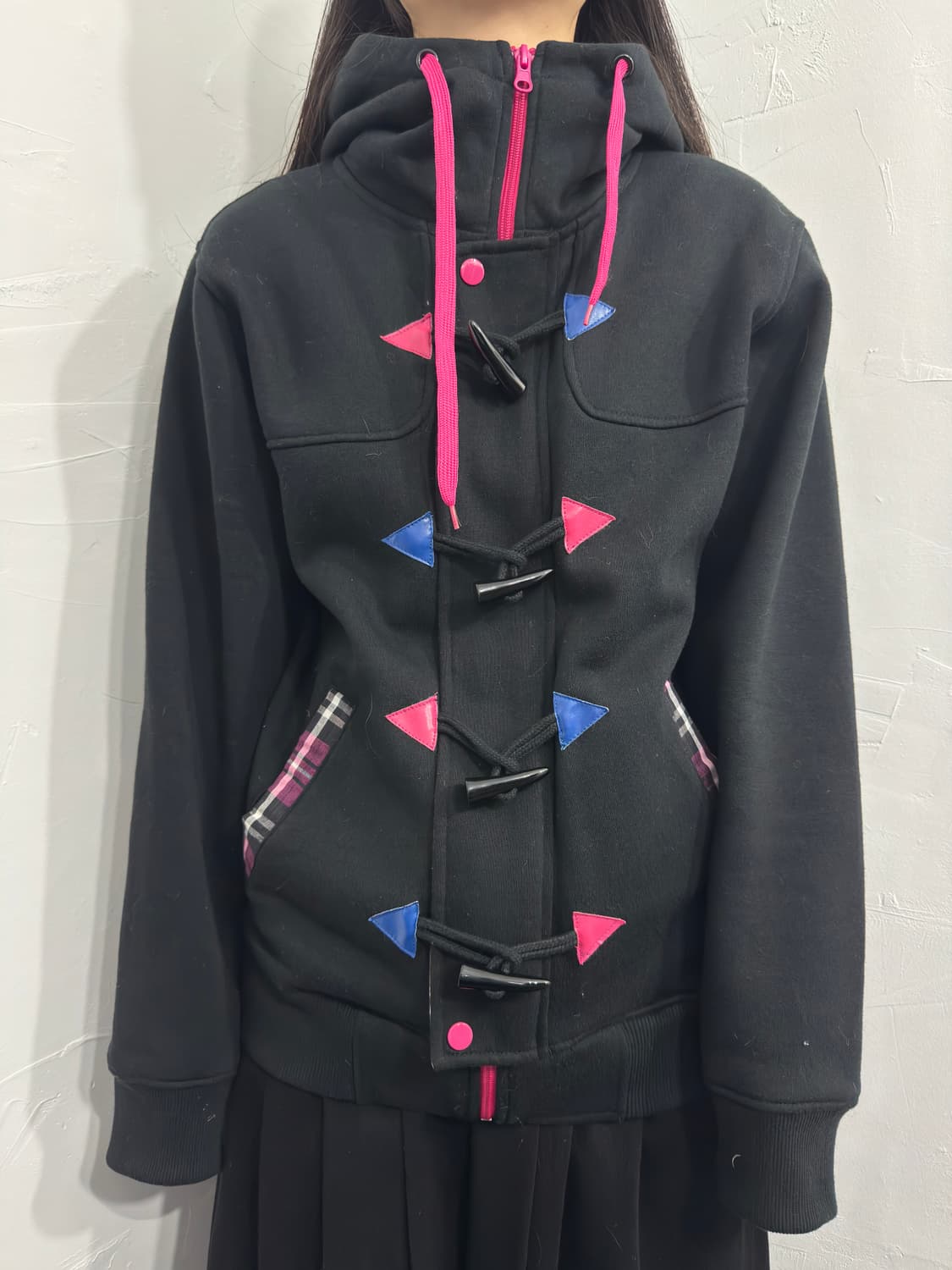 check duffle hood jacket 상품이미지1