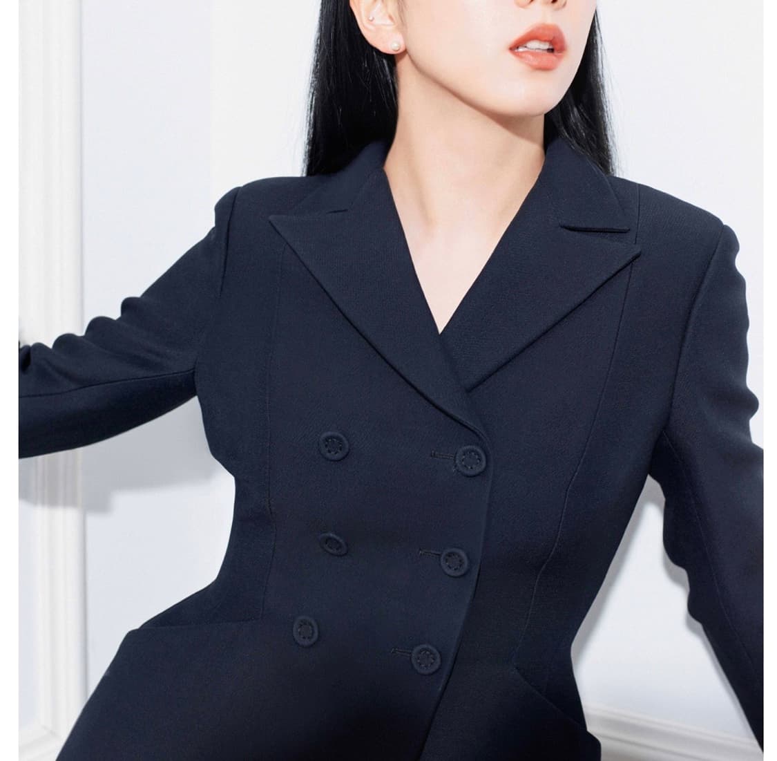 Christian Dior 블랙 더블 자켓 36 상품이미지2