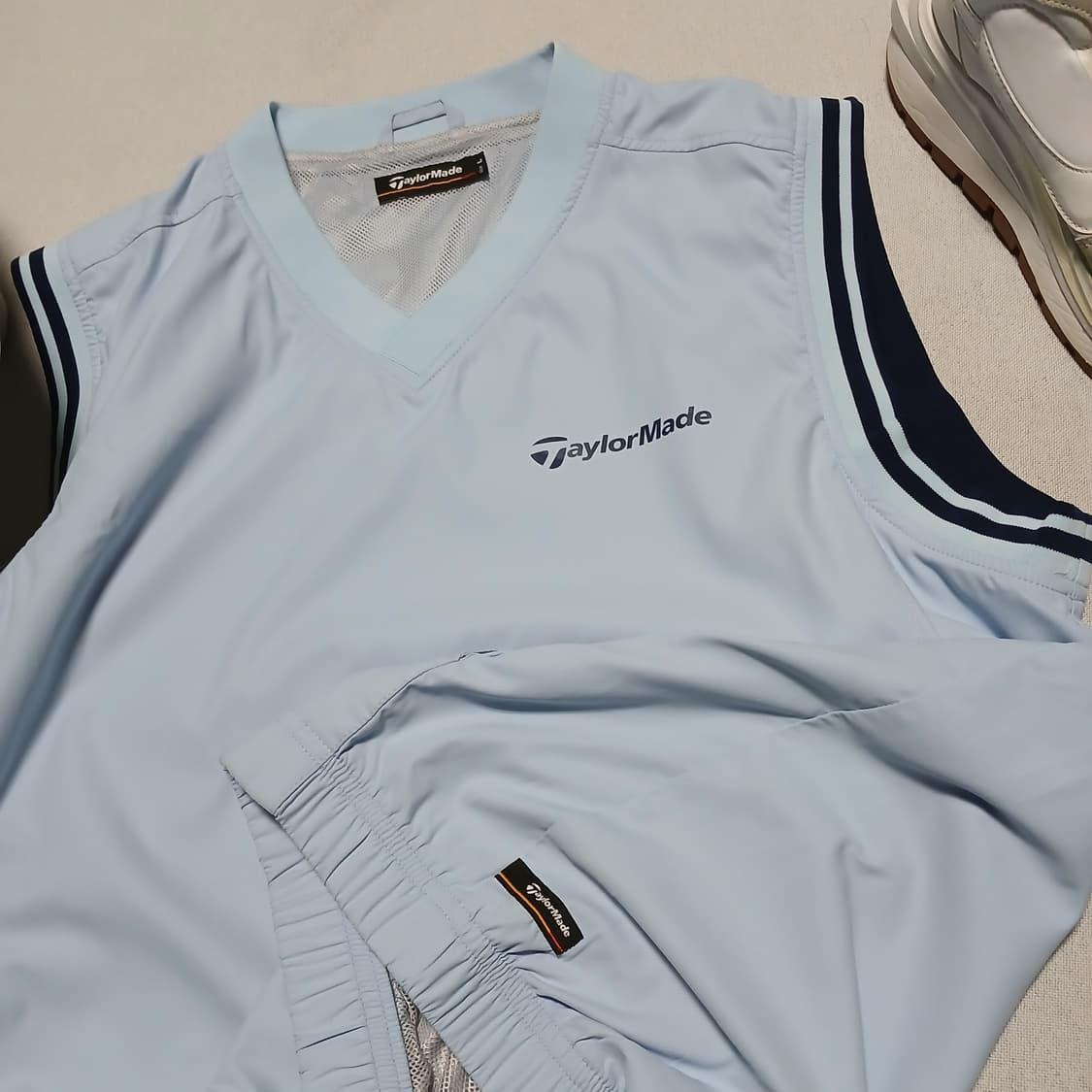 Taylor made 테일러메이드 우븐 조끼 웜업 바람막이 골프 상품이미지4