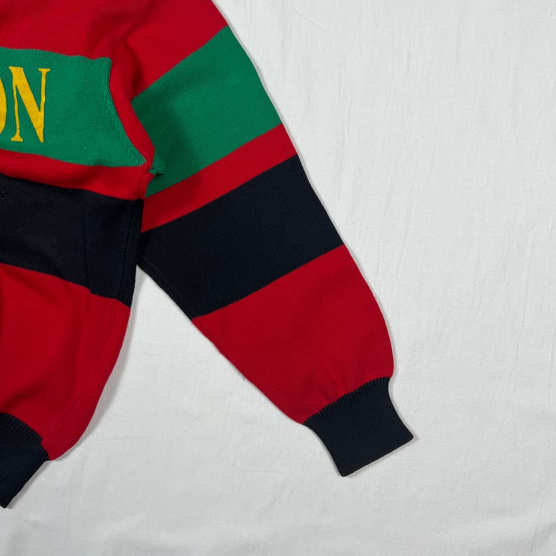 90‘s 유나이티드컬러스오브베네통 benetton 레터링 니트 상품이미지3