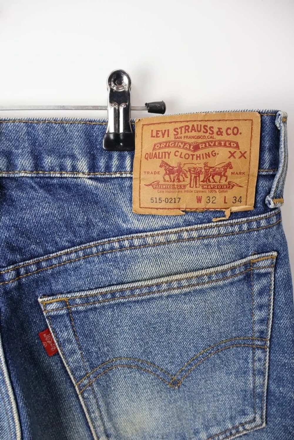 00s Levi’s 515 Faded Straight Denim Jean 상품이미지7