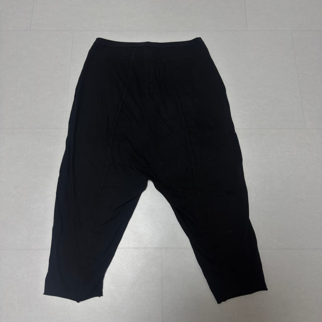 [백화점판, xs] 릭오웬스 다크쉐도우 배기팬츠 블랙 상품이미지6