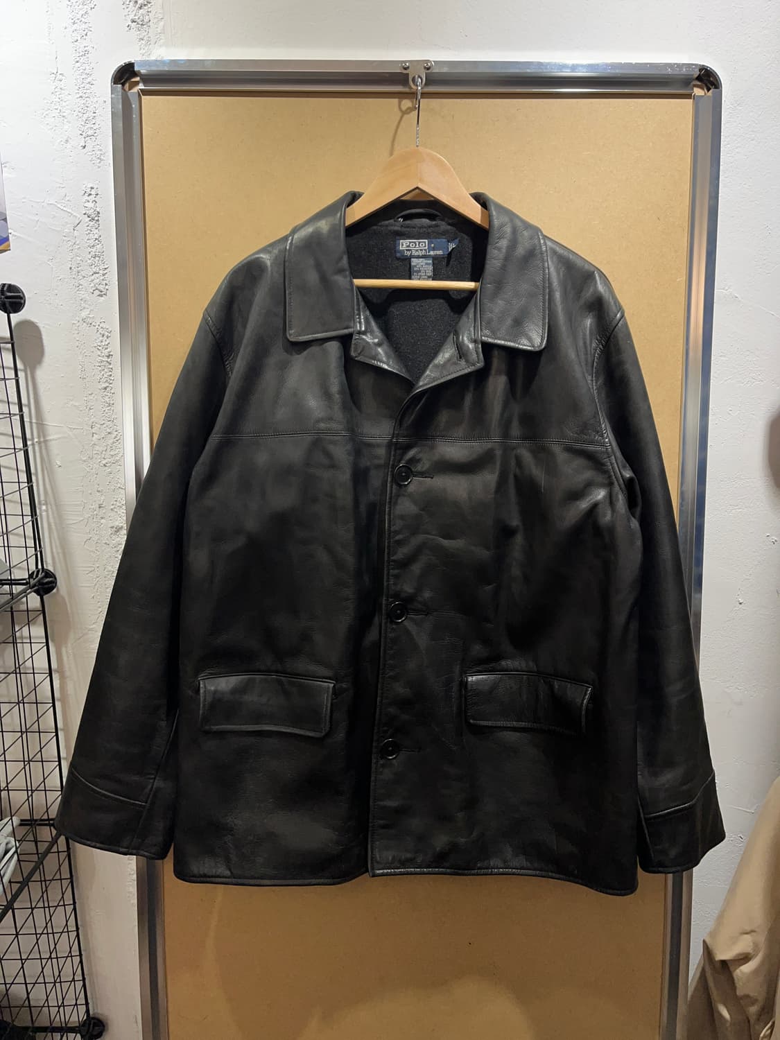 90s 폴로 레더 카코트 상품이미지1