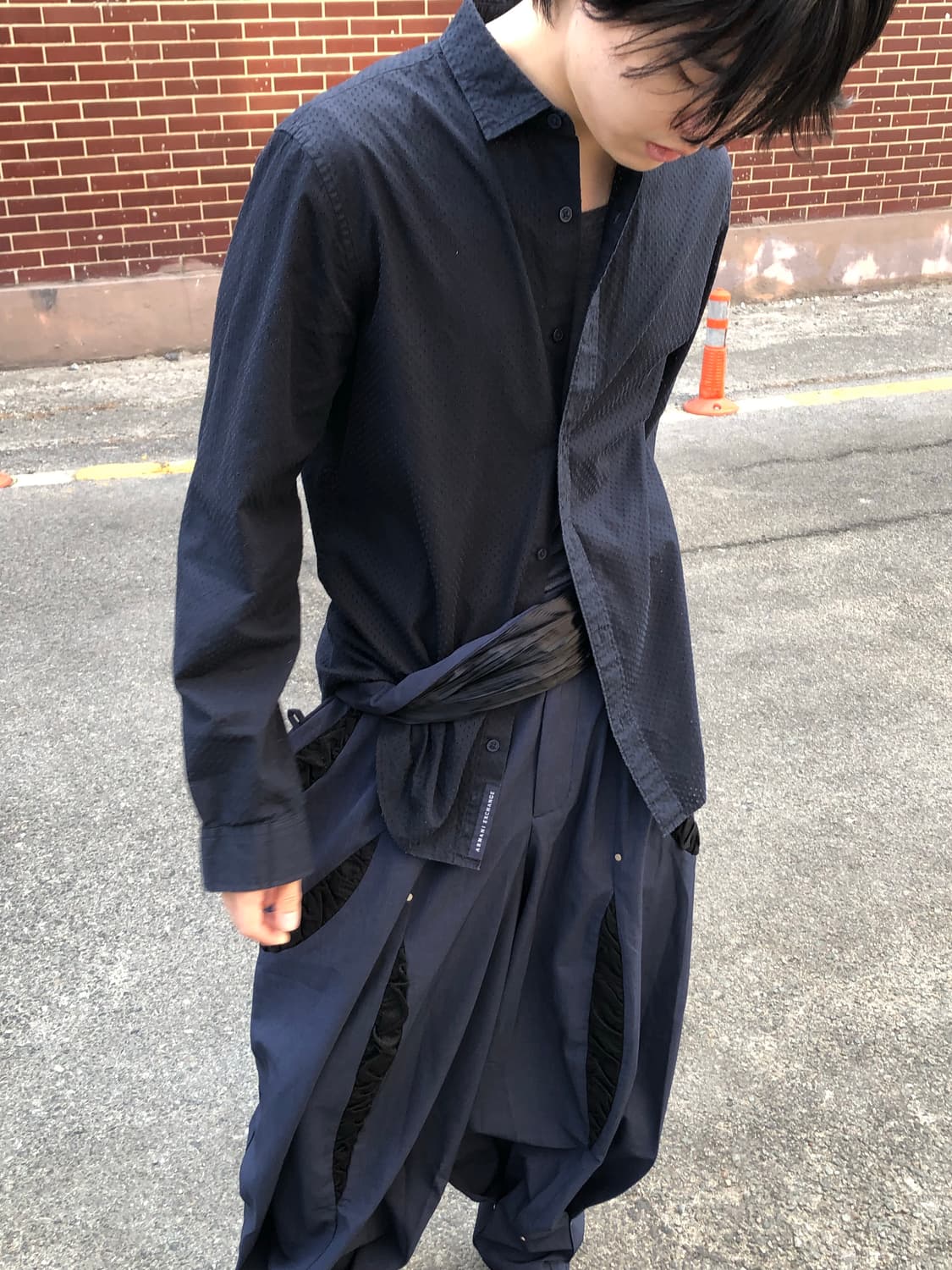 아르마니 익스체인지 펀칭 셔츠 상품이미지3