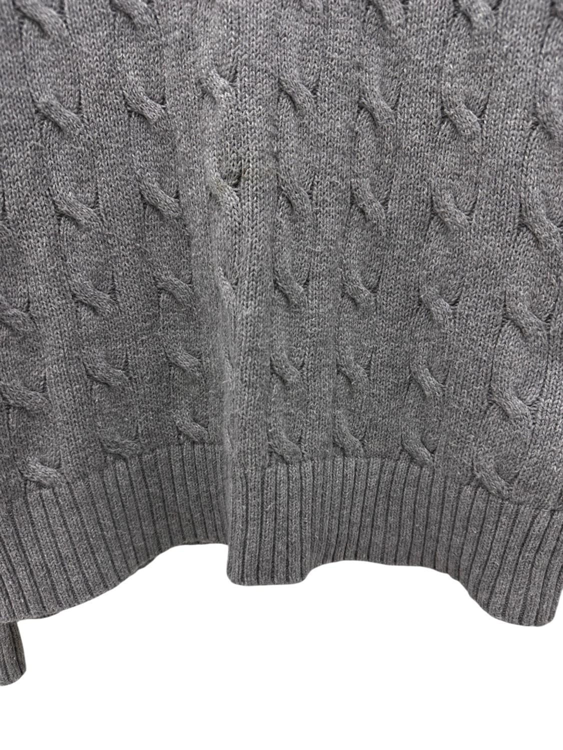 폴로 랄프로렌 꽈배기 케이블 니트 웜그레이 (S)  상품이미지5