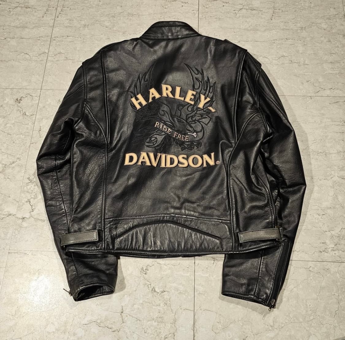 할리데이비슨 코리아 레더바이커 자켓 상품이미지2