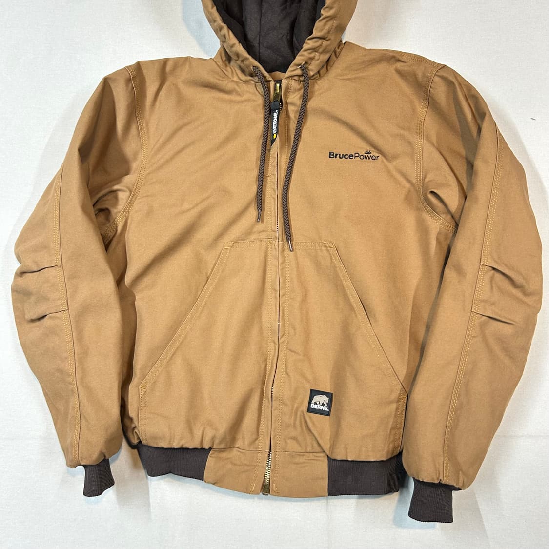 M) BERNE USA 빈티지 워크웨어 액티브 후드집업 자켓 상품이미지2