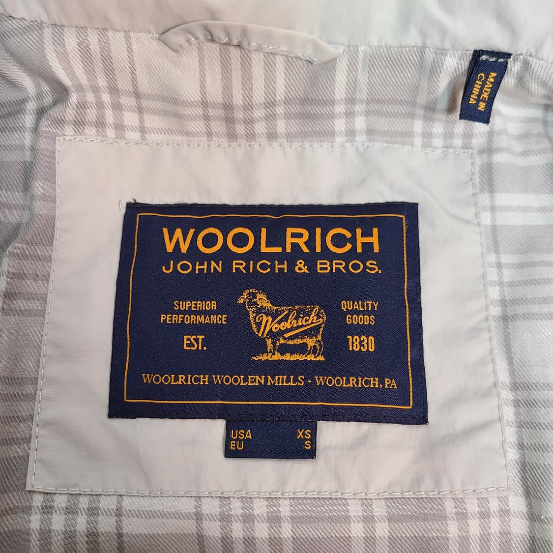 XS Woolrich 집업 자켓 상품이미지7