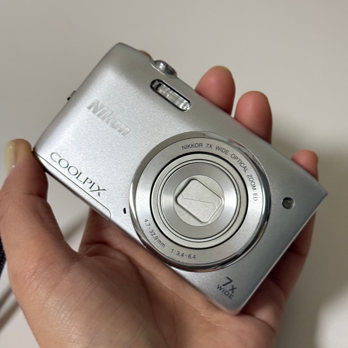 니콘 쿨픽스 s3400 빈티지 디카 디지털카메라 실버 상품이미지2