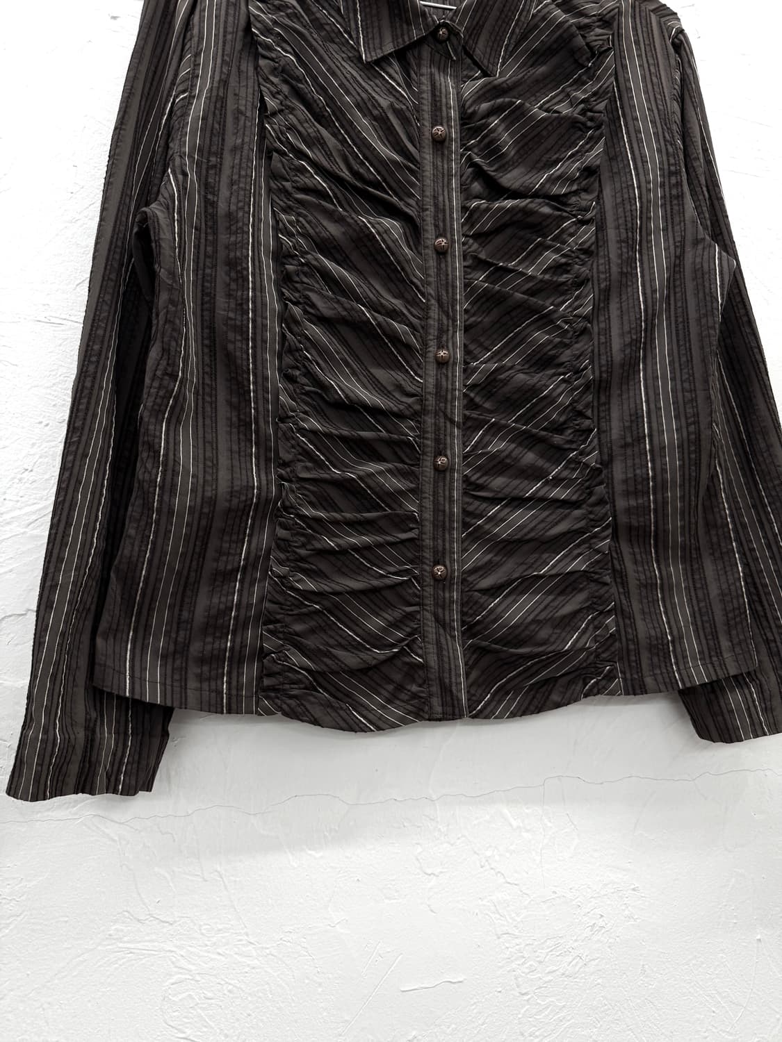 chartreuse 스트라이프 셔링 셔츠 상품이미지3