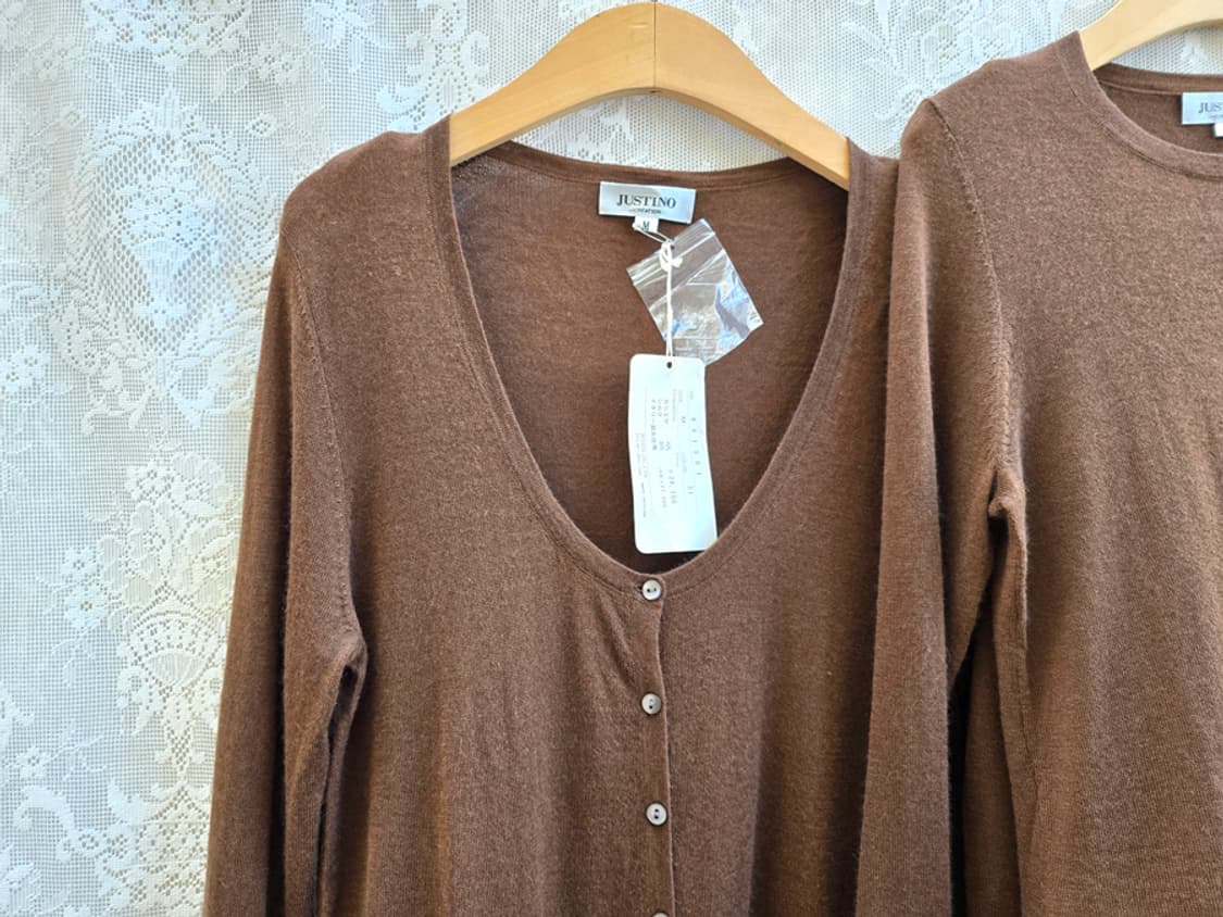 캐시미어 원단 과 실크 미사용품 상품이미지2