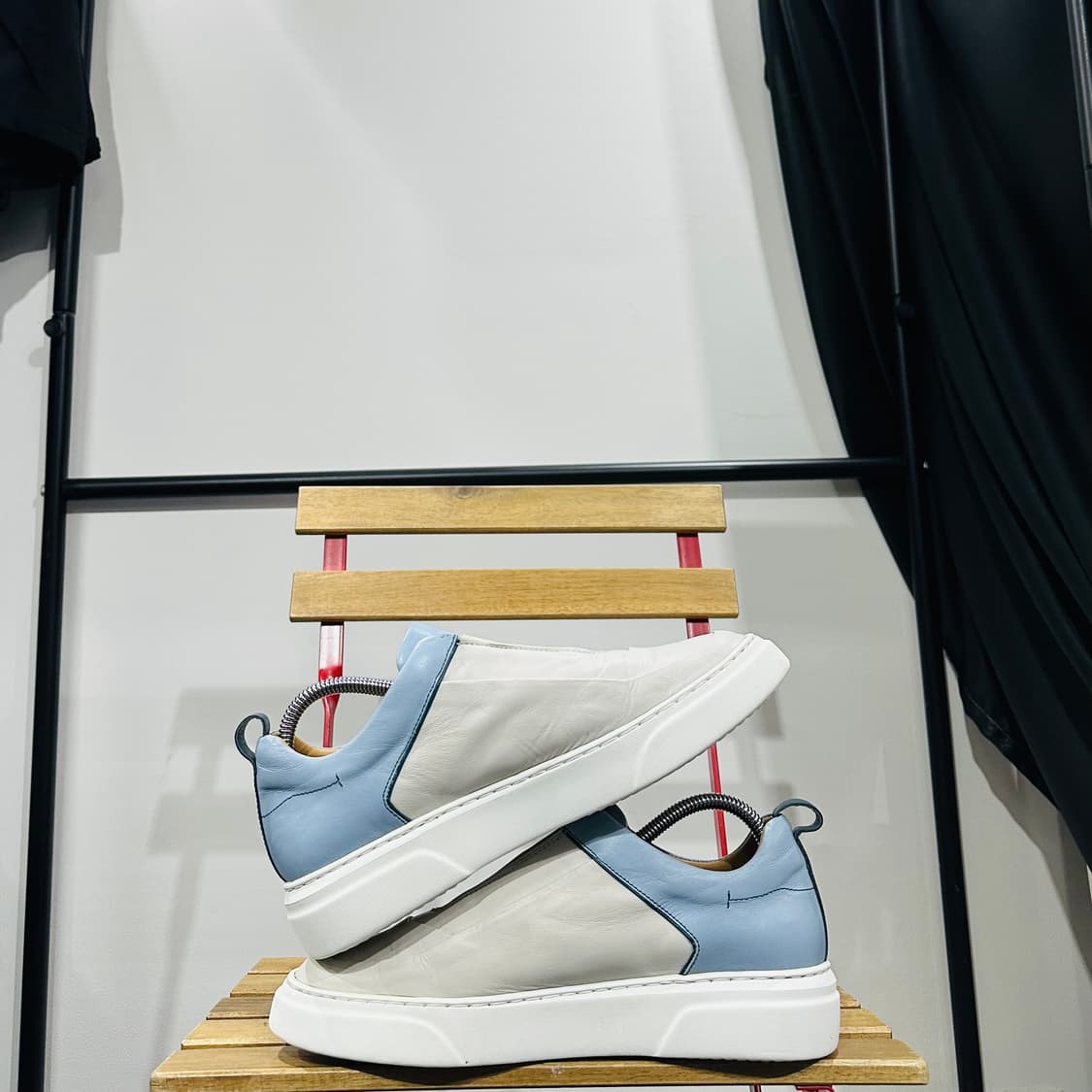 270) 타임옴므 운동화 남성 남자 슬립온 레더 스니커즈 상품이미지7