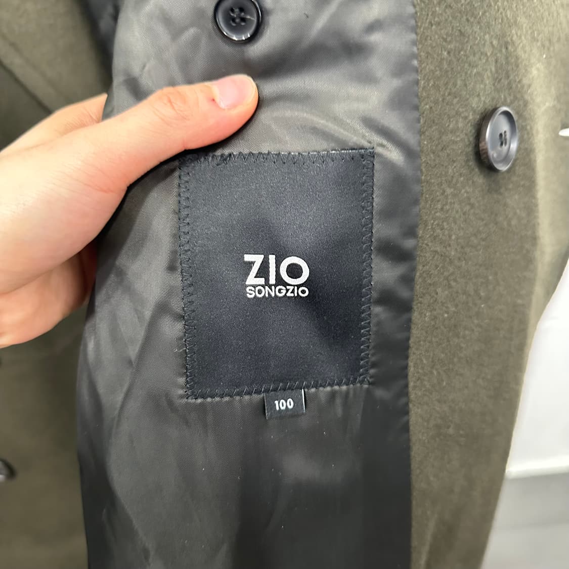 지오송지오 더블 롱코트 상품이미지3