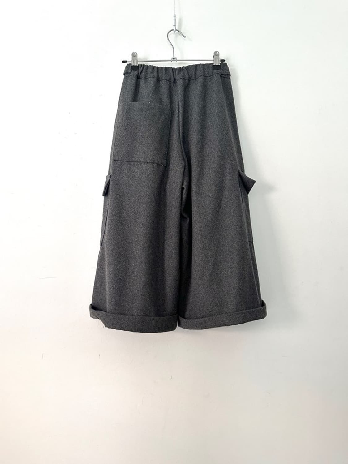 Belt point moving warm pants / grey 상품이미지5