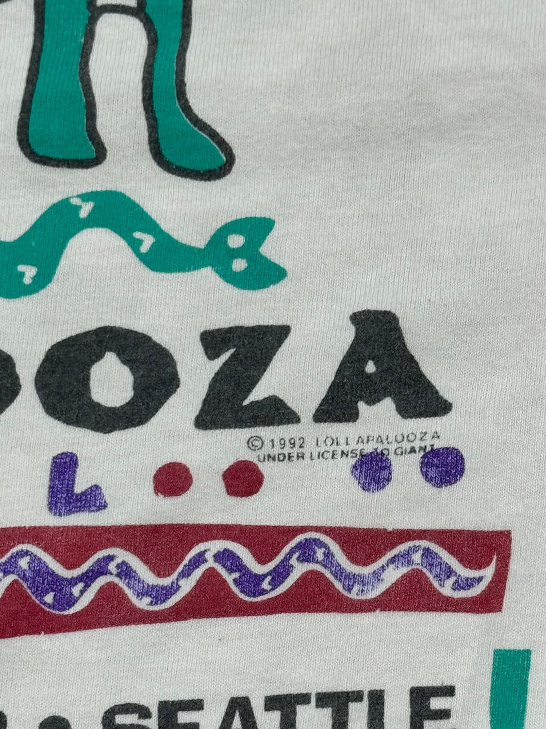 1992 Lollapalooza shirt 상품이미지7