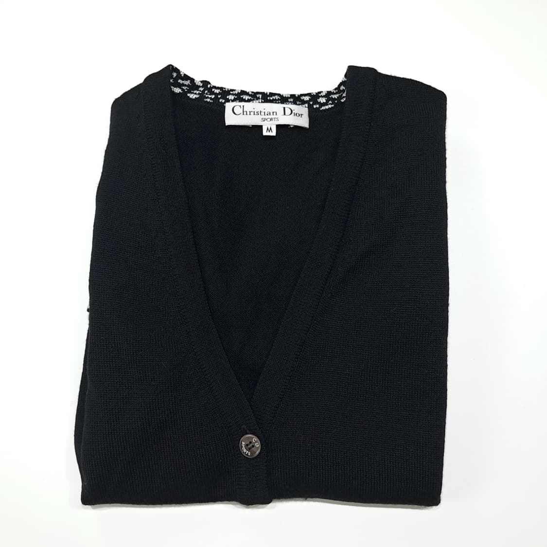 CL861 M 디올 90s 일본판 블랙 니트 조끼 스웨터 상품이미지9