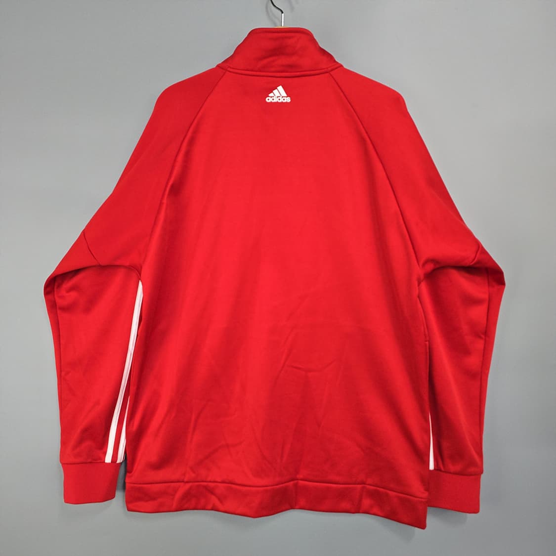 아디다스 컴뱃 3선 트랙탑 레드 XL 상품이미지3