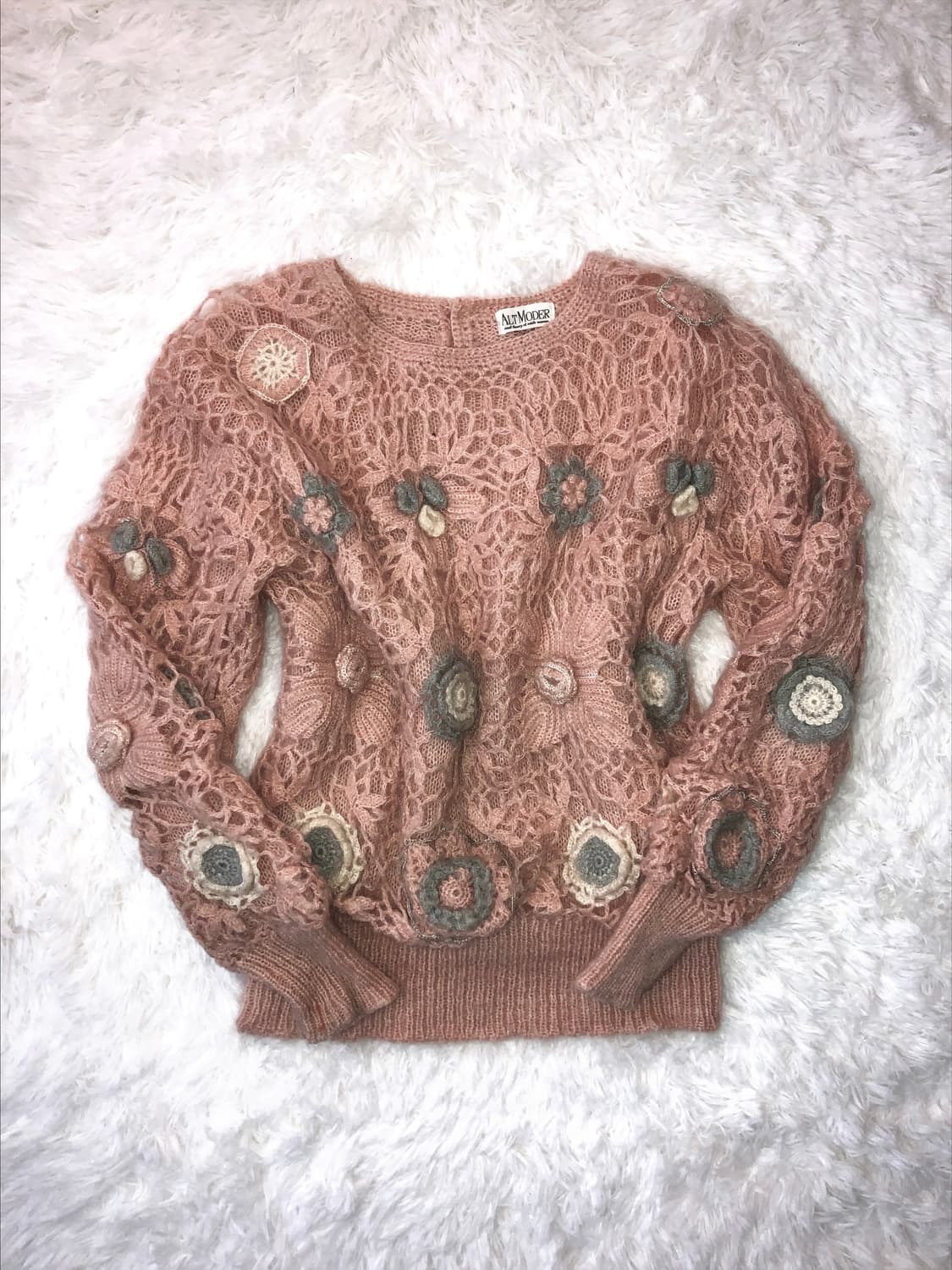 rose flower knit 상품이미지1