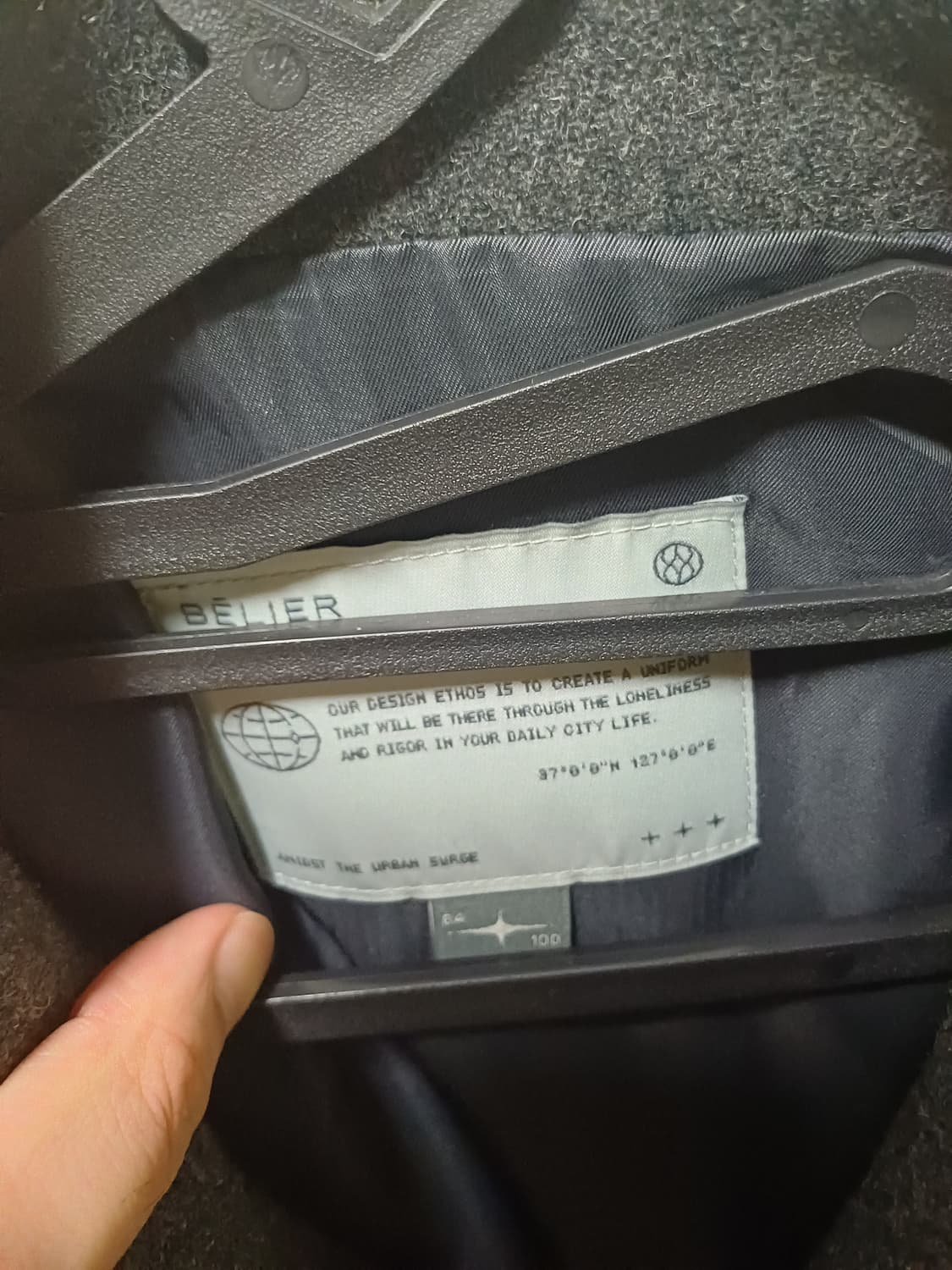 벨리에 시티울트러커자켓 멜란지 그레이  상품이미지4