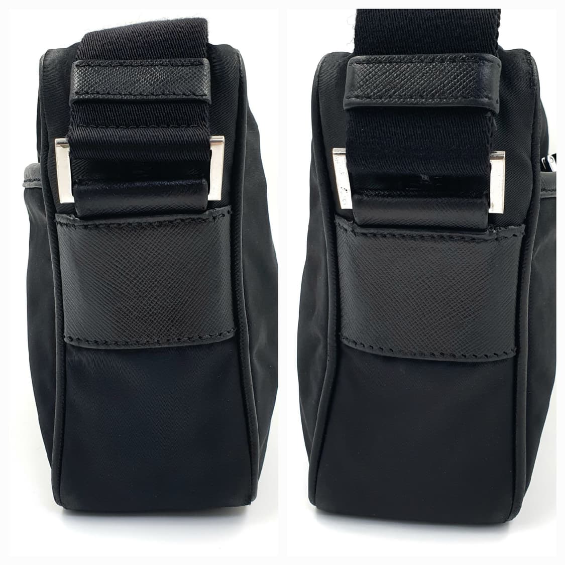 프라다 리나일론 사피아노 블랙 숄더백 크로스백 2VH048 상품이미지3