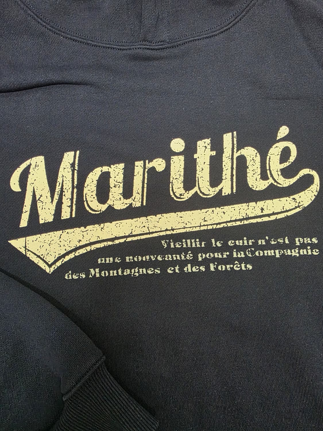 마리떼 프랑소와 저버 후드티 네이비 L 상품이미지4