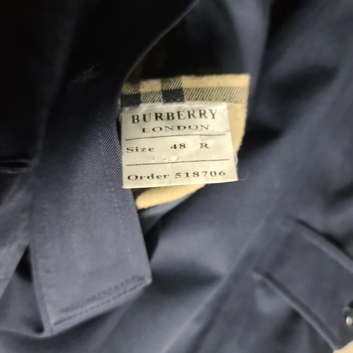 버버리코트(내피포함) 상품이미지10