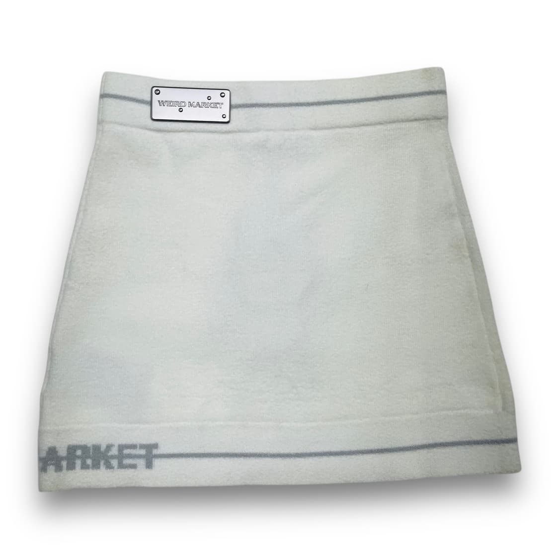 위어드 마켓 시그니처 로고 화이트 니트 테니스 셋업 상품이미지7