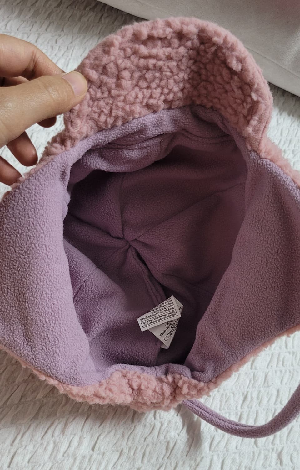 DAFFINE 뽀글이 털모자 머리둘레 54센치 상품이미지5