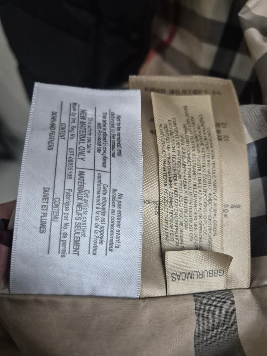 버버리 여성 패딩 코트(L) 상품이미지9