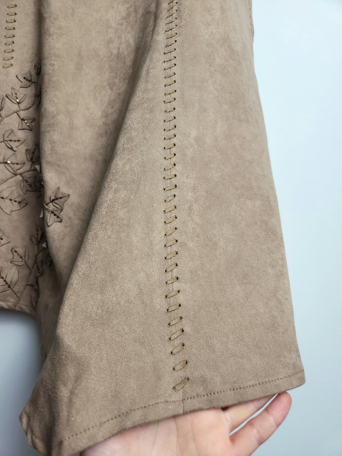 스웨이드 언발 스커트 상품이미지7