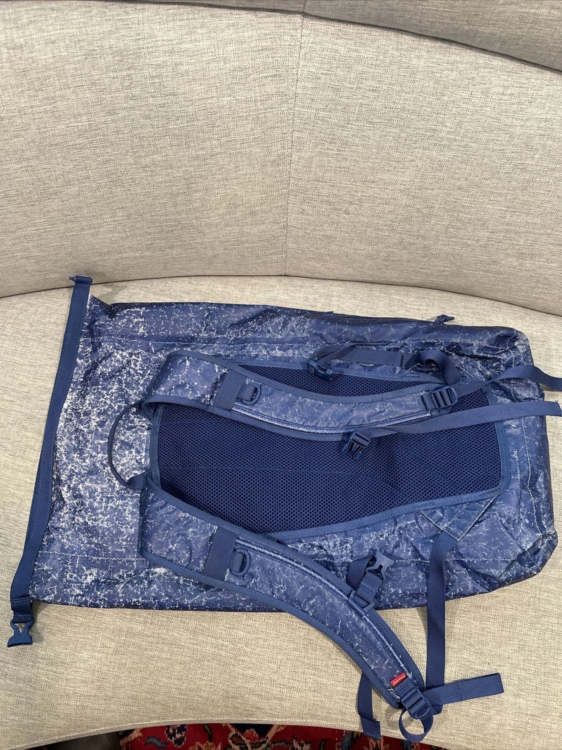 20FW 슈프림 워터프루프 리플렉티브 스페클 백팩 로얄 상품이미지6