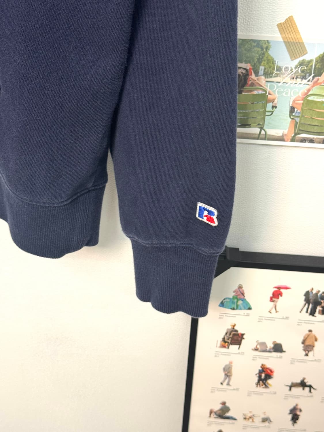 Russel athletic Navy Hoodie/T111 상품이미지3