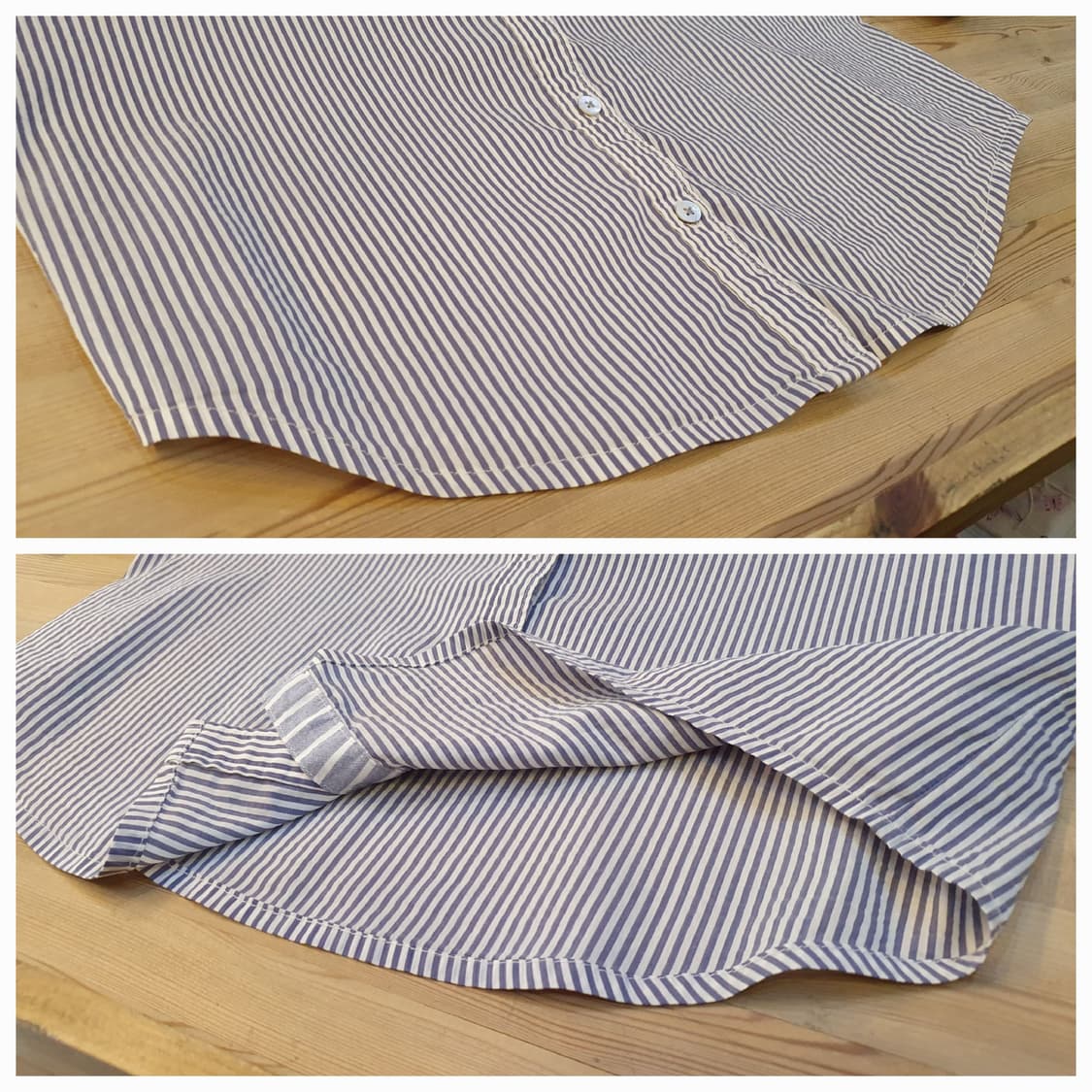 66.헤지스 스트라이프 셔츠 상품이미지6