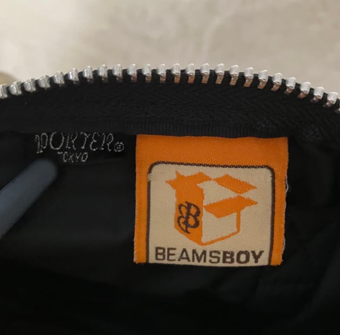 (착샷o) PORTER×BEAMS BOY 콜라보 데님 미니 보스턴백 상품이미지5