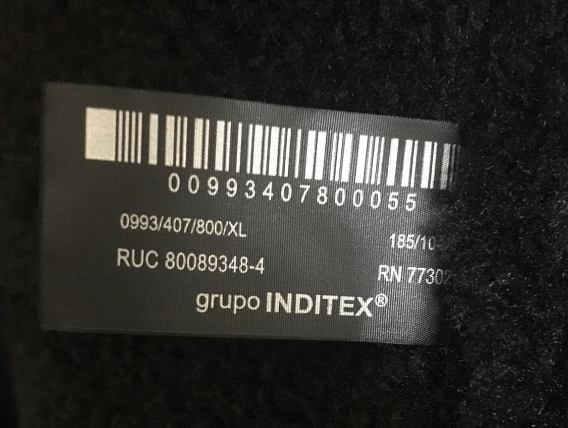 자라 더블 페이스드 오버셔츠 블랙 판매합니다 상품이미지6