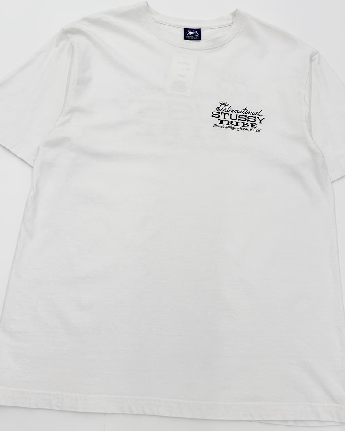Stussy USA 90s 트라이브 반팔 티셔츠 화이트 상품이미지4