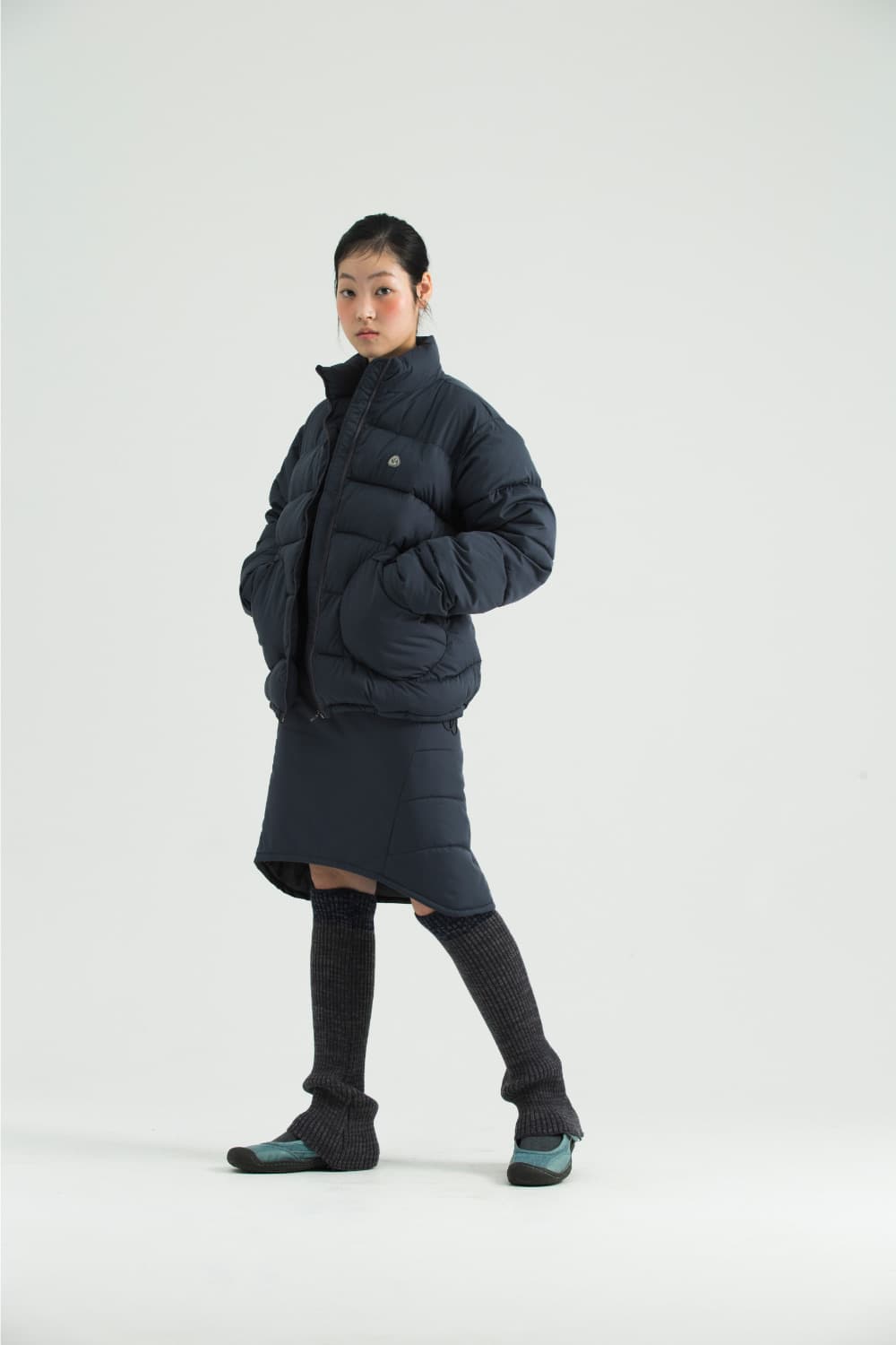 코이세이오 패딩 차콜 상품이미지3