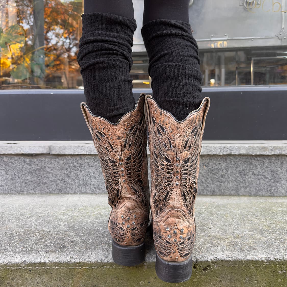 00s 코랄 엔젤 윙 블링 웨스턴 부츠 상품이미지10