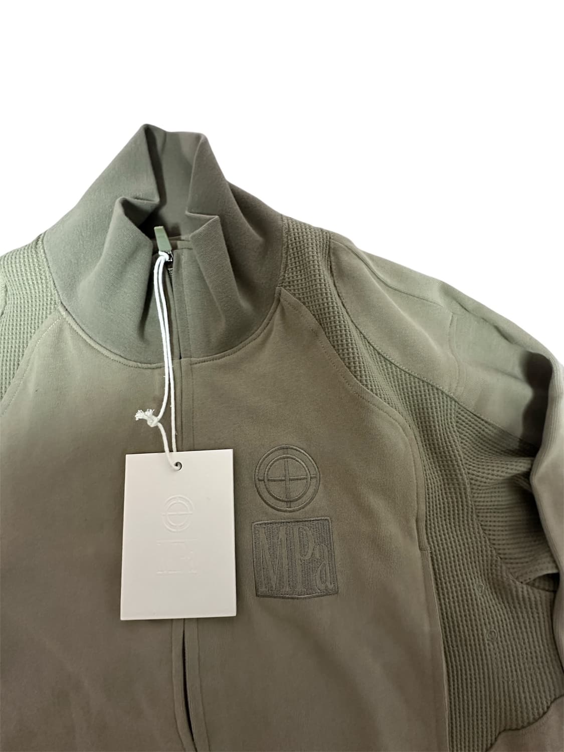 (M)플라스틱 프로덕트 CONTRAST ZIPPED JACKET 카키 상품이미지2