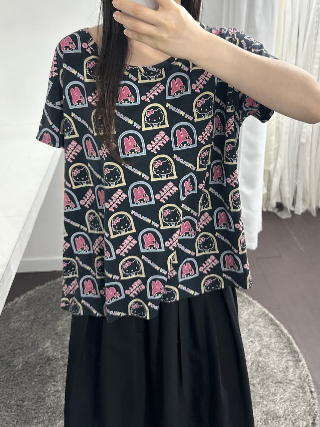 ut x sanrio printing top 상품이미지2