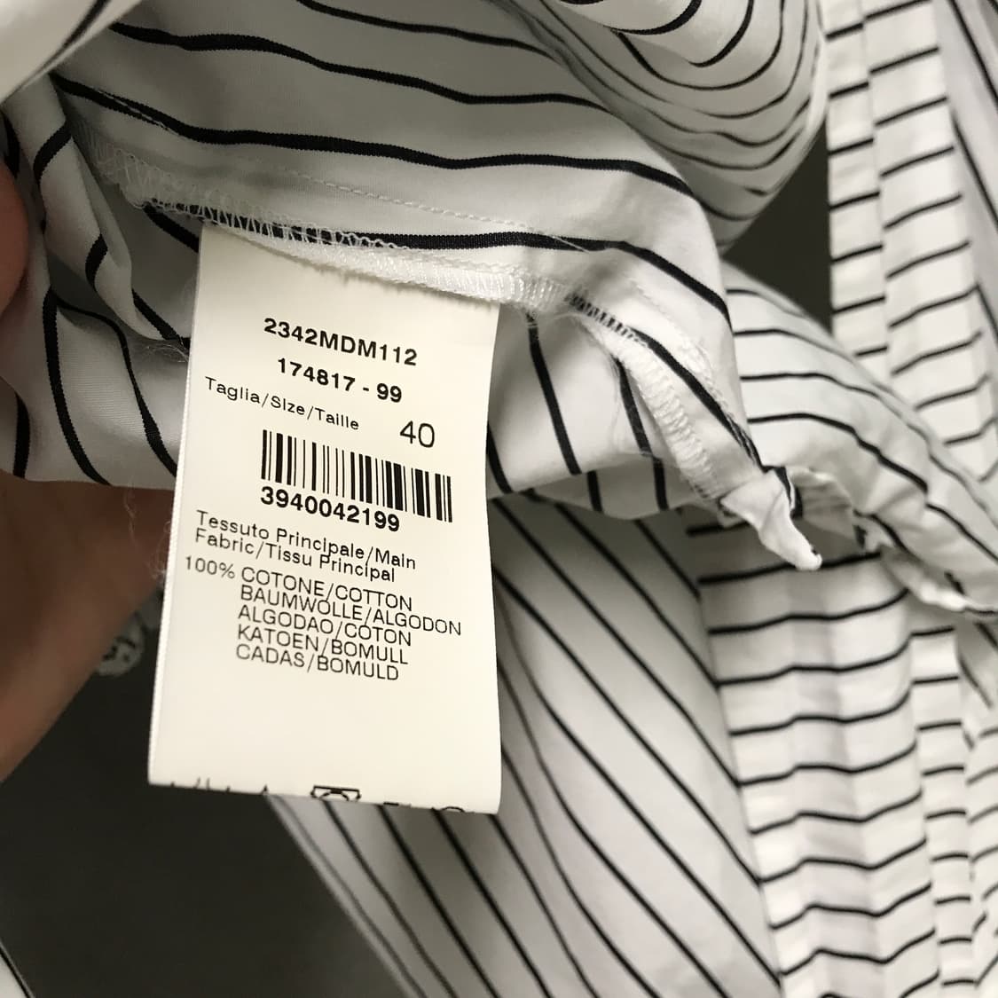 MSGM 스트라이프 블라우스 40(W) 상품이미지6
