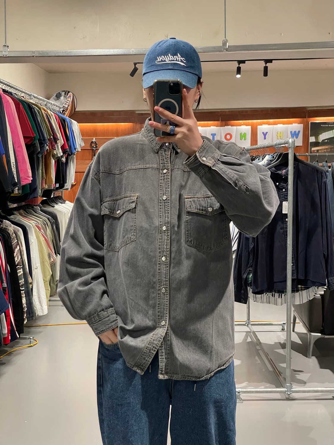 빈티지 웨스턴 셔츠   상품이미지1