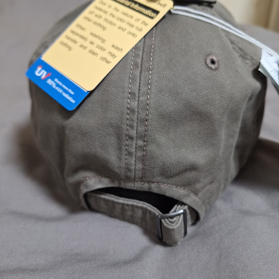 (신품) 몽벨 워시드 아웃 코튼 캡 브라운 M(56 ~60) 상품이미지4