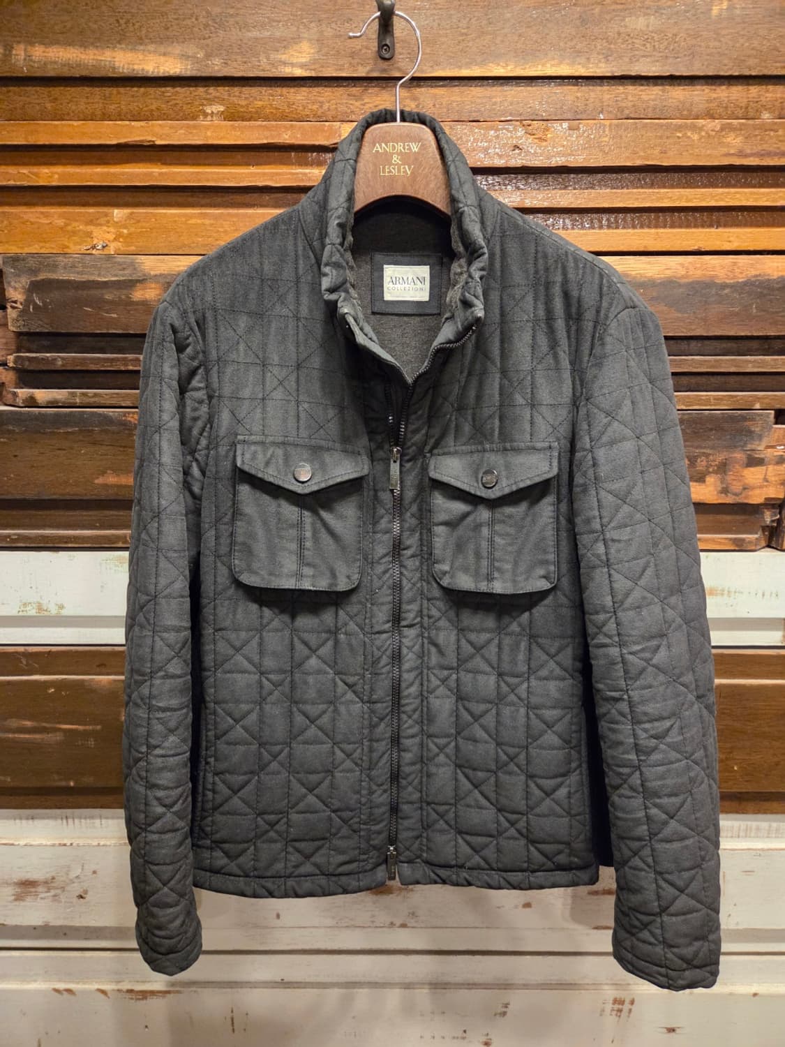 아르마니 꼴레지오니 퀼팅자켓 상품이미지8